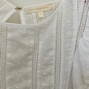 LoveShackFancy White Mini Dress